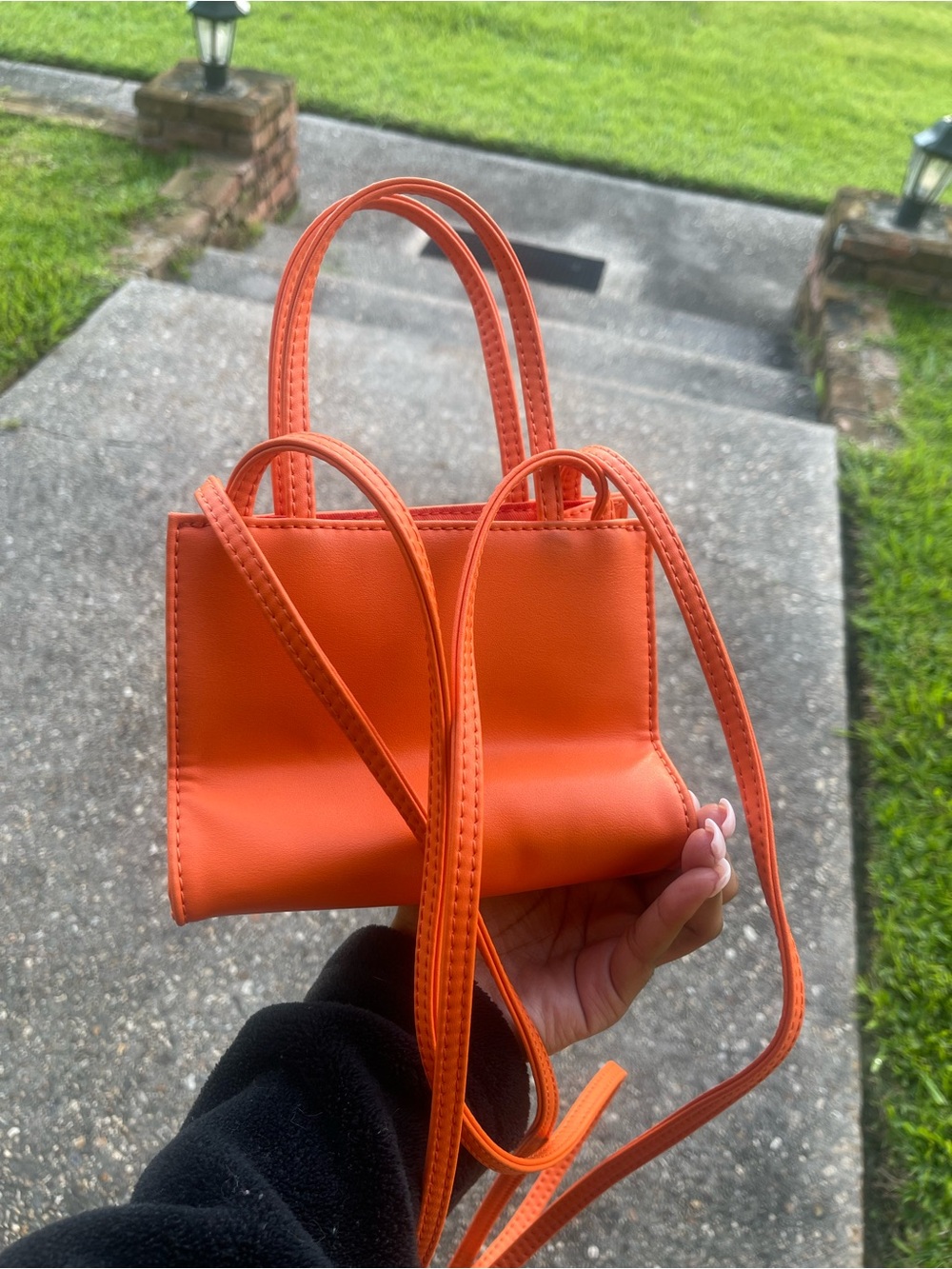 Mini Telfar Orange Tote Bag - Picture 2 of 4